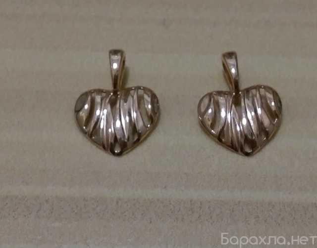 Продам: подвеска позолоченная серебро 925 сердц