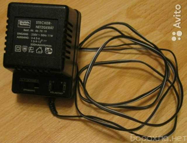 Продам: адаптер блок питания stecker-netzgerat