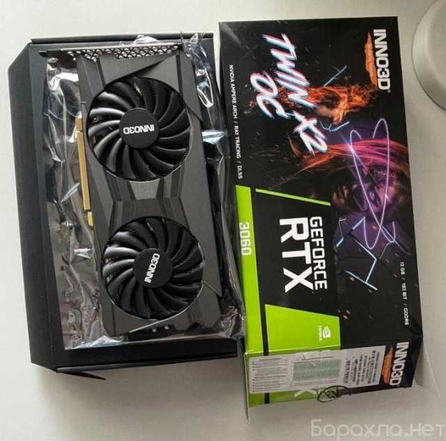 Продам: Видеокарта inno3d geforce rtx 3060 twin