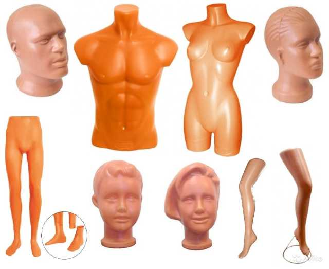 Продам: Манекены головы, торсы, ноги