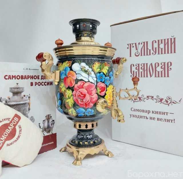 Продам: Самовар комбинированный "Цветы"