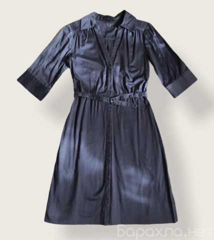 Продам: Летнее синее платье-рубашка H&M (XS)