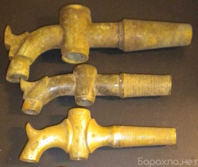 Продам: Старинные бронзовые бочковые краны