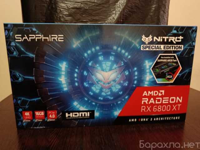 Продам: Видеокарта Rx 6800 xt Sapphire Nitro