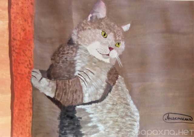 Продам: Рисунок Котик на полу