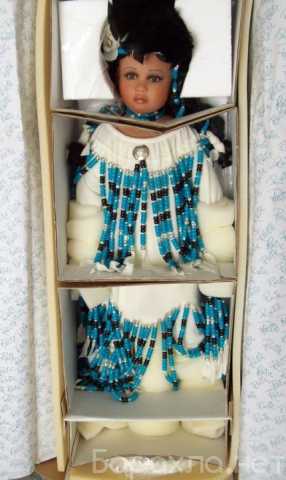 Продам: Большая фарфоровая кукла Индианка