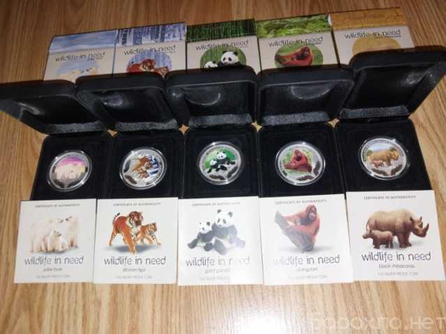 Продам: Набор монет серебро "Дикая природа"