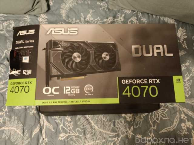 Продам: RTX 4070 Asus dual OC 12gb