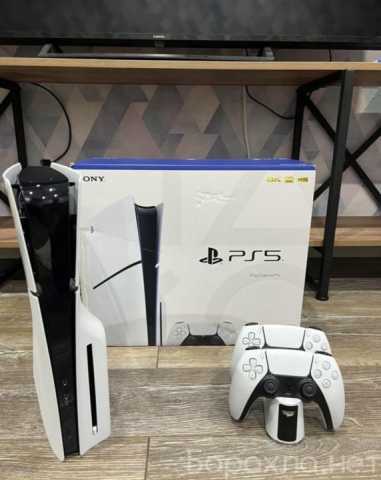 Продам: Sony Ps5 Slim 1tb + 55 крутых игр
