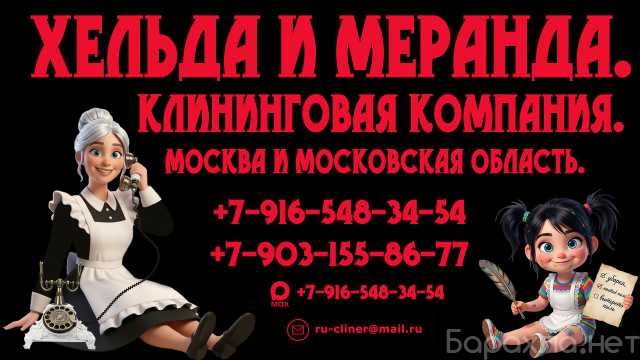 Предложение: Клининговая компания «Хельда и Меранда»