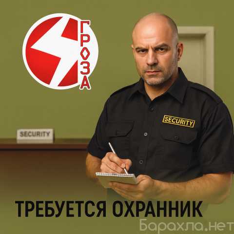 Вакансия: Охранник 2/2 (Чмз, район ТЦ "кс")