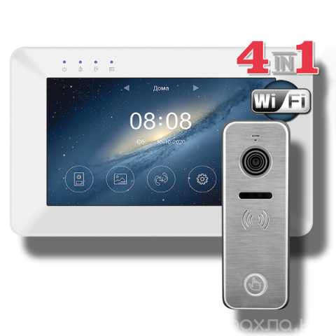 Продам: Комплект HD Wi-Fi видеодомофона с сенсор