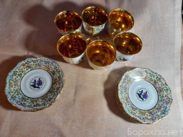 Продам: Кофейный позолоченный набор