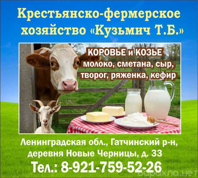 Продам: Молоко, творог, сметана, кефир, ряженка