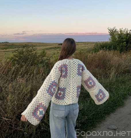 Продам: Кардиган из бабушкиных квадратов