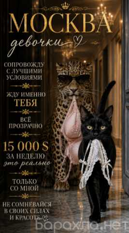 Вакансия: Девушки для сопровождения на мероприятия