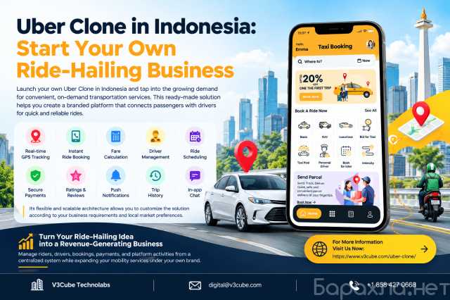 Предложение: Uber Clone in Indonesia: Start Your Own
