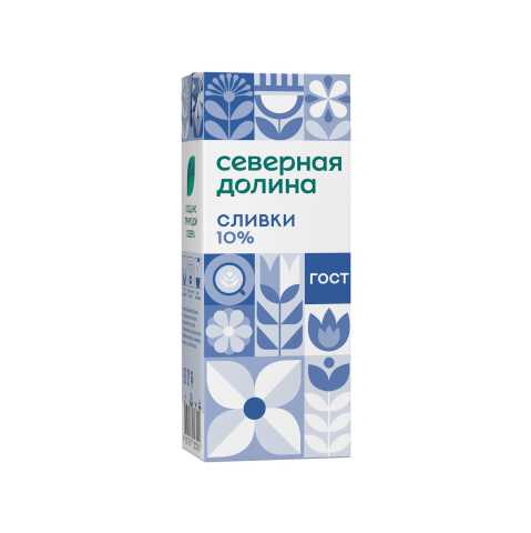 Продам: Сливки Северная долина 1л 10%
