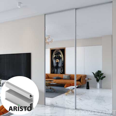 Продам: Дверь-купе ARISTO SLIM , зеркало, хром