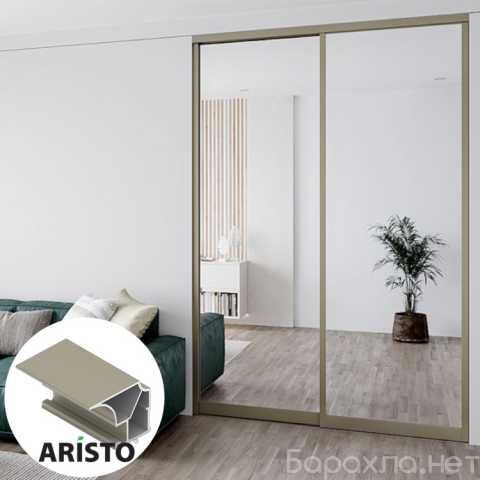 Продам: Дверь-купе ARISTO FLAT, зеркало, шампань