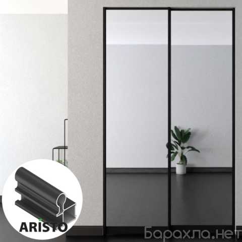 Продам: Дверь-купе ARISTO O, зеркало, черный