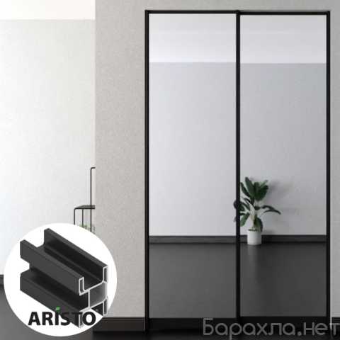 Продам: Дверь-купе ARISTO SMART, зеркало, черный