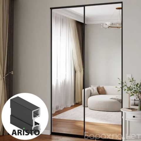 Продам: Дверь-купе ARISTO TWELVE, зеркало,черный